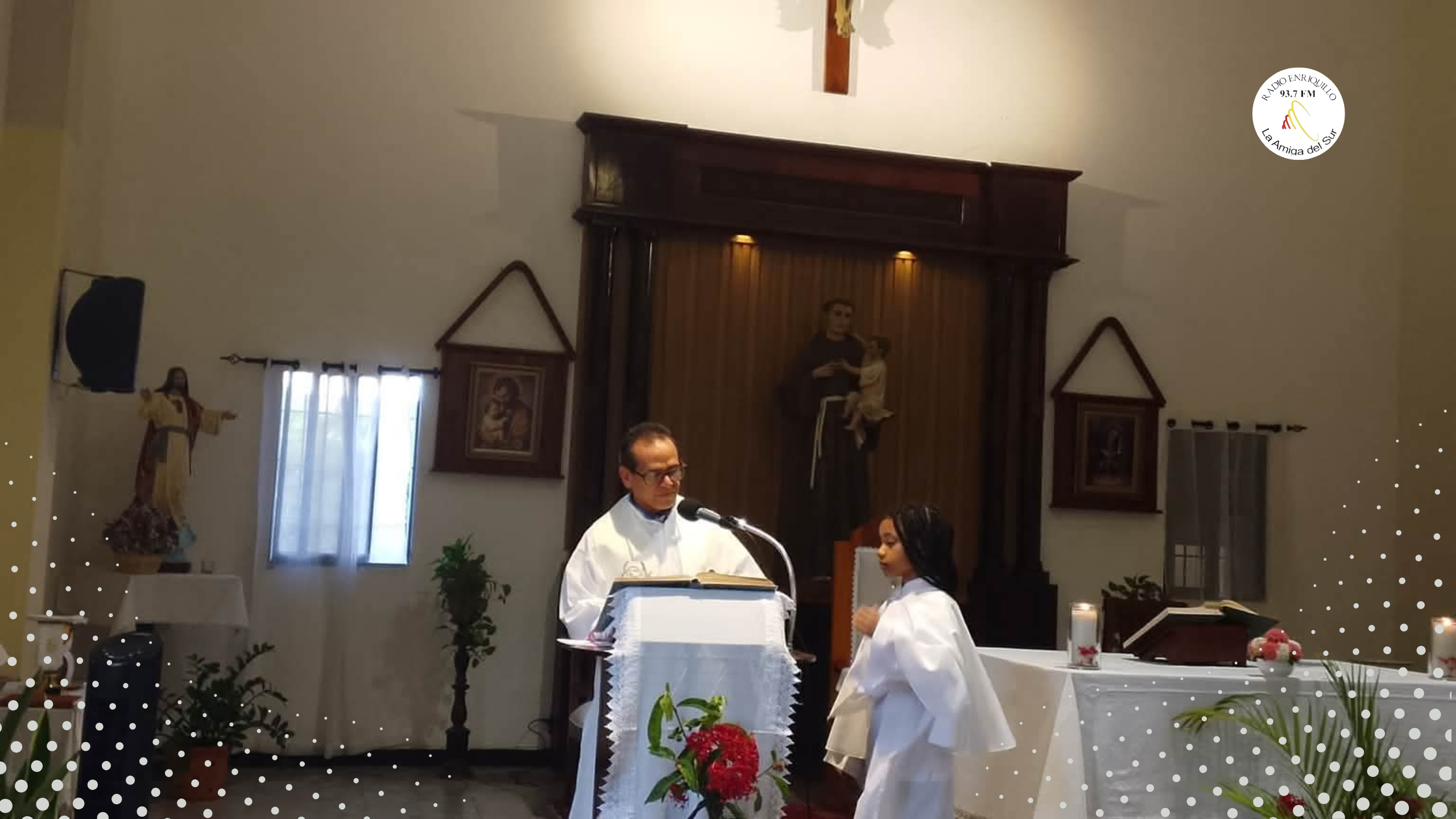 La parroquia San Antonio de Padua, celebrao la fiesta en honor a San Ignacio de Loyola